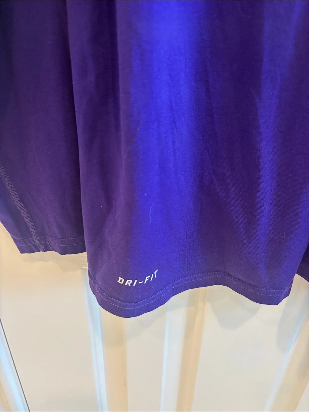 Nike Dri Fit Purple Minnesota Vikings Long Sleeve Tee with Logo